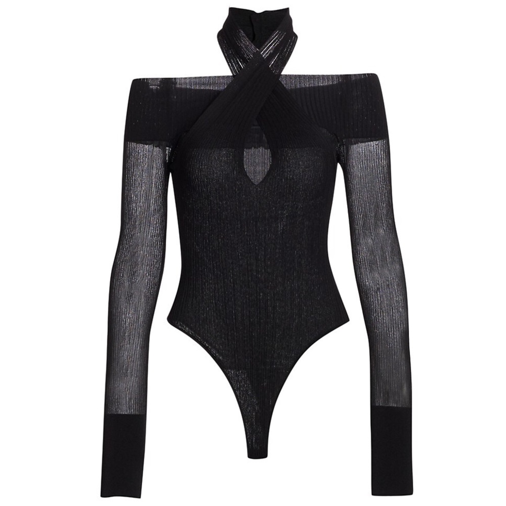 Hervé Léger
Draped Halter Neck Bodysuit size XS